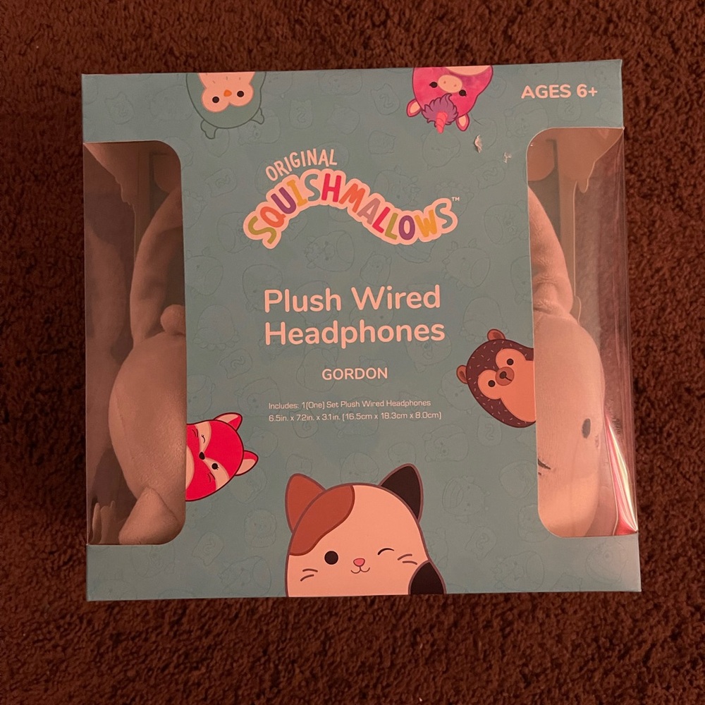 Squishmallows Plush Headphones